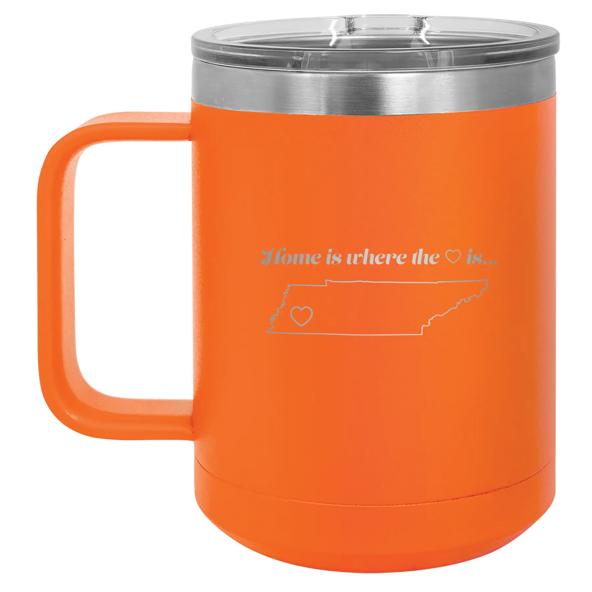 Tennessee Heart 15 oz Mug | Orange
