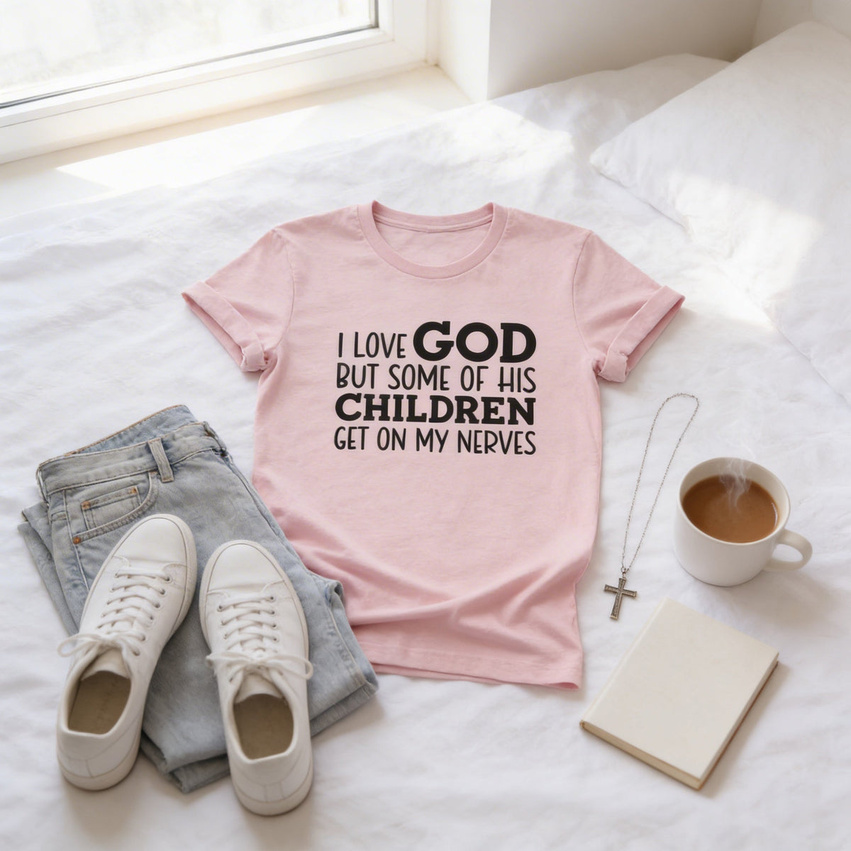 Funny Shirts For Women - Comfy Cotton Bella Canvas Tees With Sassy Saying