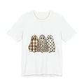 Halloween Ghost Trio Tee — Plaid, Leopard & Polka Dot Ghosts