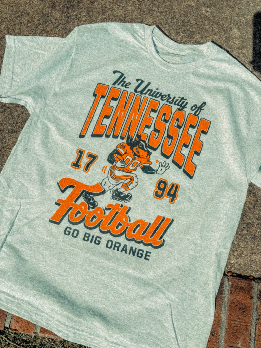 Underground Original Design: Tennessee Volunteers Smokey Football Boxy Cotton TShirt