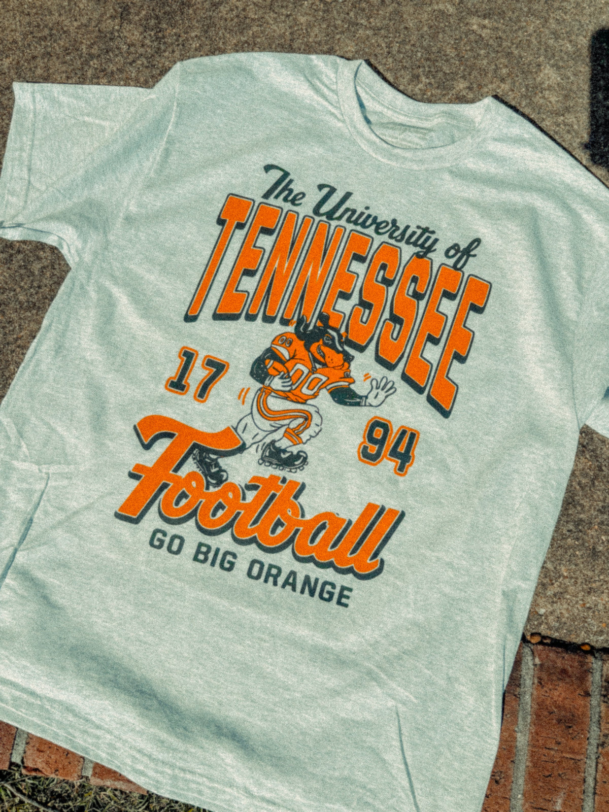 Underground Original Design: Tennessee Volunteers Smokey Football Boxy Cotton TShirt