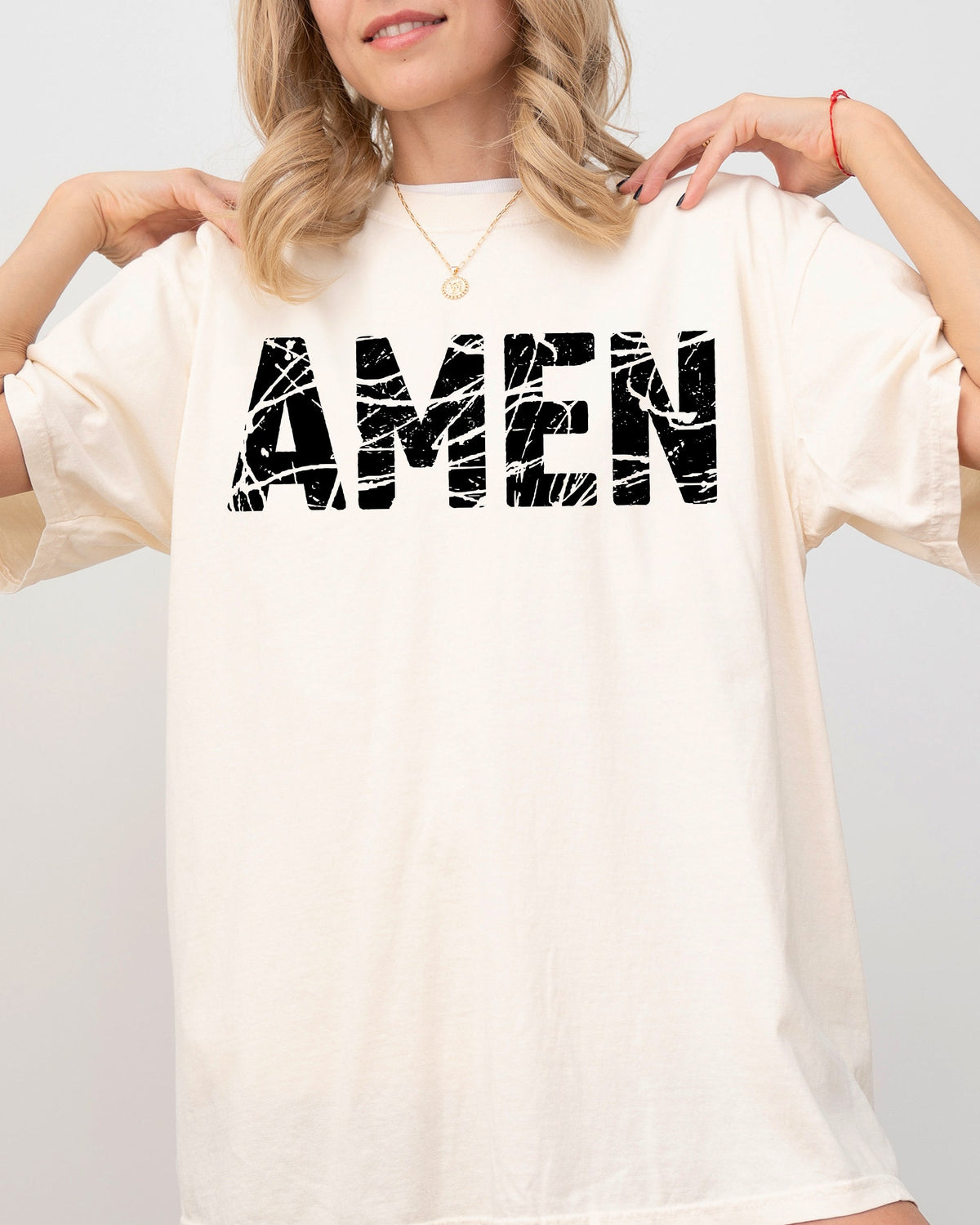 Amen Christian Jesus Vintage Western Witch Halloween Meme Costume Comfort Colors Tee