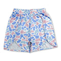 Pink blue camo adult women summer shorts