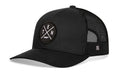 Tennessee Trucker Hat  |  Black TEN X Snapback