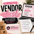 The ultimate vendor list