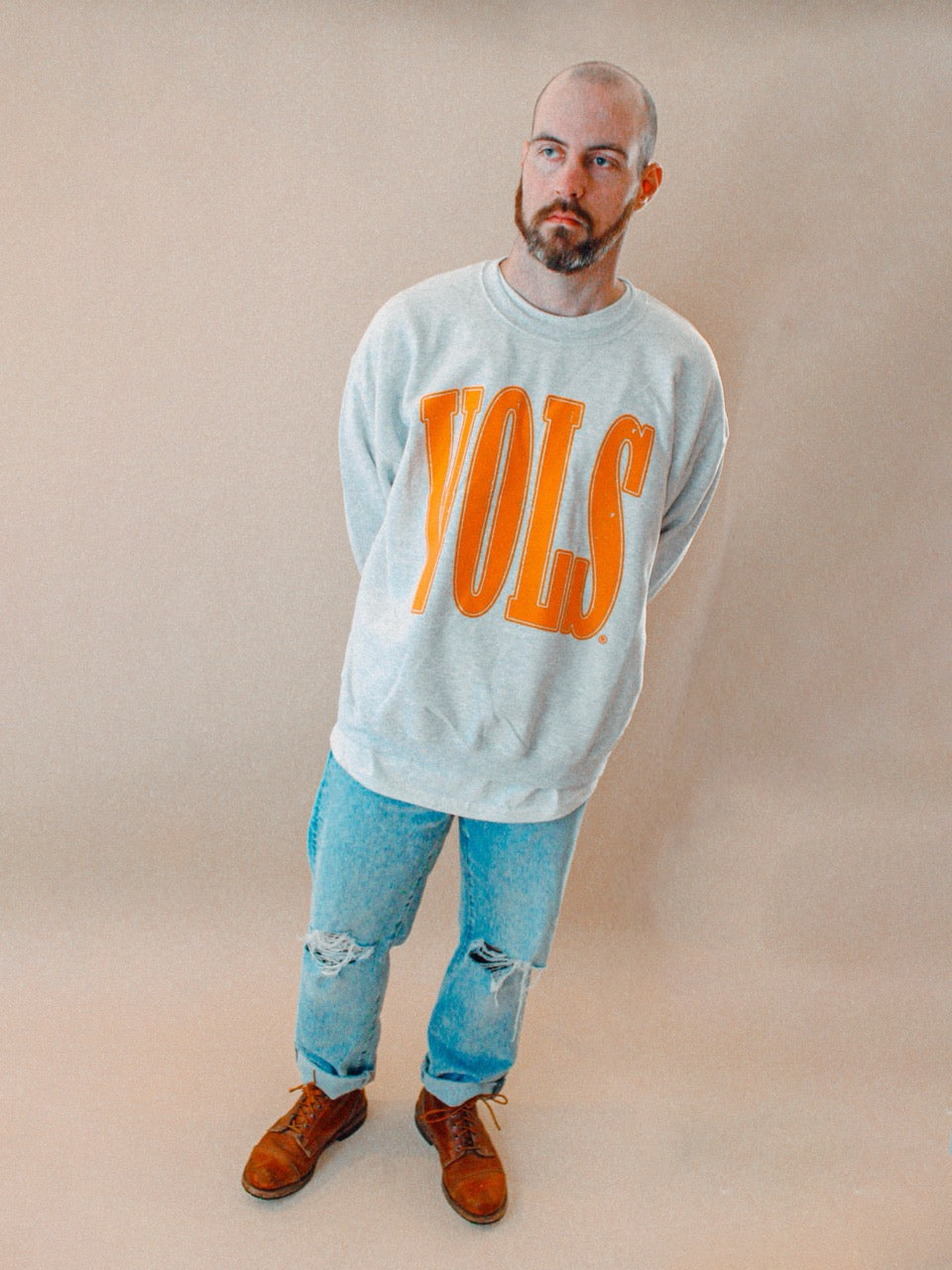 Underground Original Design: Tennessee VOLS Block Boxy Cotton Sweatshirt