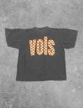 Underground Original Design: Tennessee Vols, Checkerboard Boxy Cotton TShirt