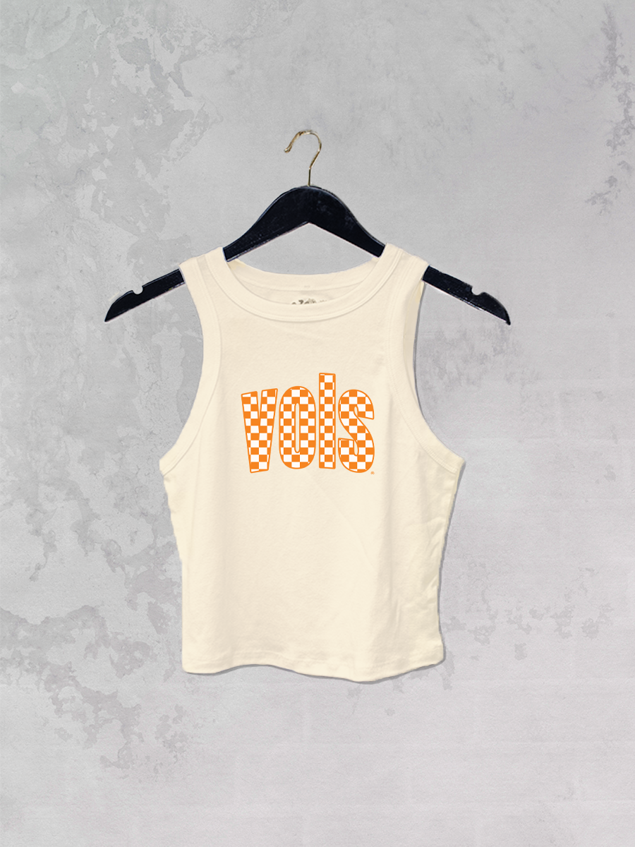 Underground Original Design: Tennessee VOLS, Checkerboard Micro-Ribbed Tank