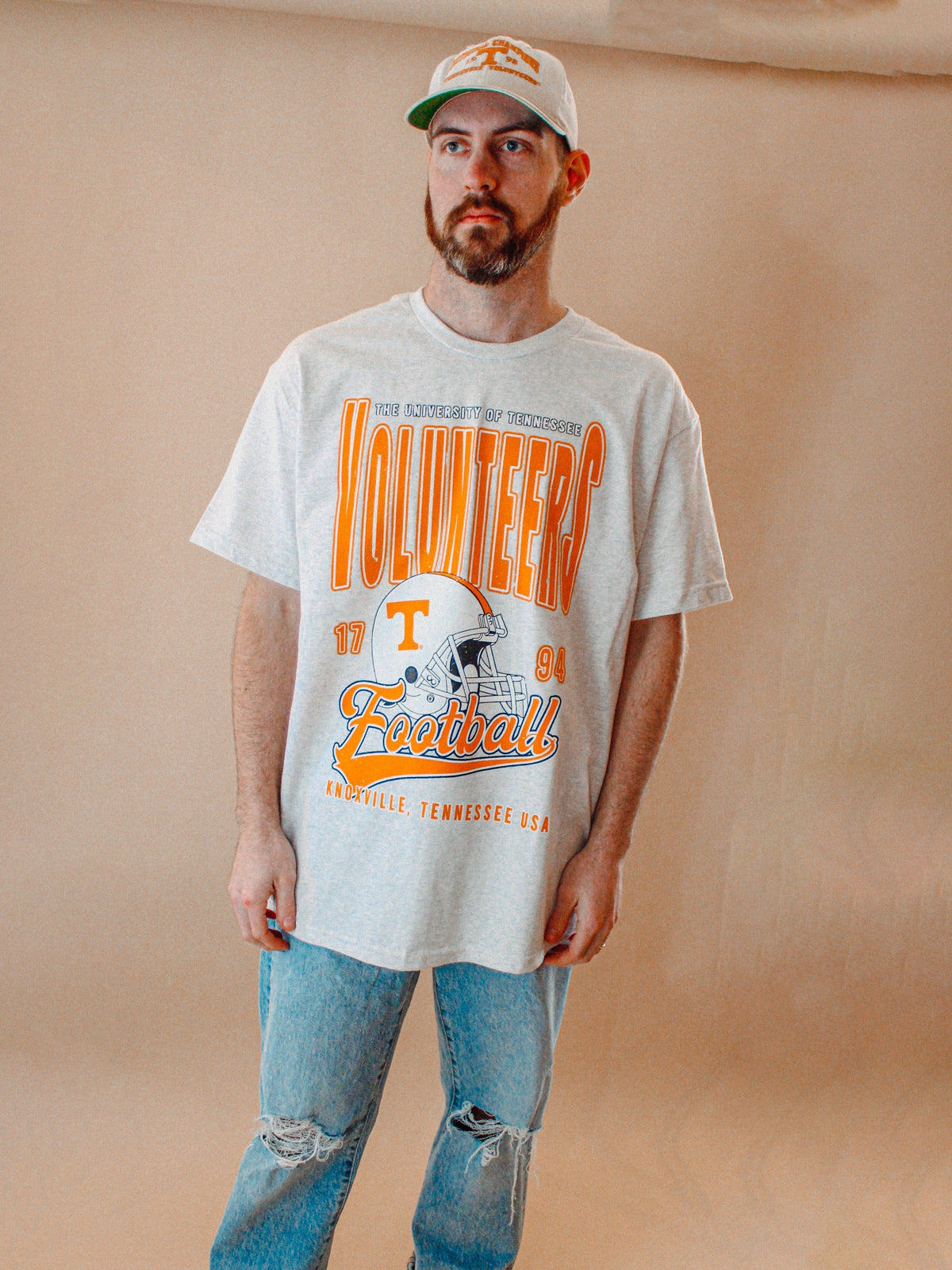 Underground Original Design: Tennessee Volunteers Football Boxy Cotton TShirt